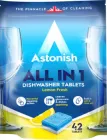 Таблетки для посудомийних машин Astonish Все в одному 42 шт в упаковці (0048256221800)