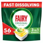 Капсули для посудомийних машин Fairy Original Все-в-1 56 шт (8700216237352)