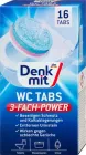 Таблетки для унітазу DenkMit WC 2 в 1, уп.16шт