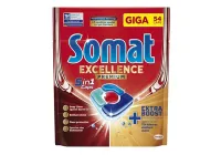 Таблетки для посудомийних машин безфосфатні Somat Excellence 5-в-1 54 шт. (9000101807936)