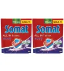 Упаковка таблеток для посудомийної машини Somat All in 1 Extra 85 шт + 85 шт