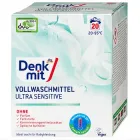 Гіпоалергенний порошок для прання дитячого білого одягу Denkmit Ultra Sensitive, 1,35 кг, 20 прань – дбайливий захист тканин