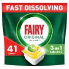 Гель-капсули для посудомийної машини Fairy All in 1 Original Лимон 41 шт