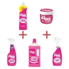 Засоби Pink Stuff піна+крем+паста+скло+підлога