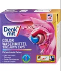 Капсули для прання кольорової білизни 3в1 Denkmit Aktiv Caps, 22 шт.