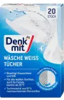 Серветки для прання білих речей Denkmit Wasche Weiss Tucher 20 шт