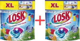 Упаковка капсул для прання Losk 3+1 Power Caps Color 40 шт + 40 шт (9000101802016/9000101802016)