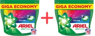 Набір капсул для прання Ariel Pods All-in-1 Color Для кольорового 70 шт + 70 шт (8700216764186_1)