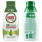 Гель для посудомийних машин Безфосфатний Fairy Platinum Gel 3x Active Power Фейрі Глибоке очищення Активна сила 30циклів 600мл