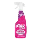 Засіб для чищення Вікон Дзеркал та Скла Спрей The Pink Stuff Miracle Windows&Glass Rose Vinegar Cleaner Пінк з рожевим Оцтом 750мл