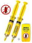 Засіб від тарганів гель ТАРГАНІТ Cockroach Gel (комплект 2 шприци по 20 мл), ефективний гель від тараканів, засіб гель-паста для знищення тарганів ТАРГАНІТ Cockroach Gel, ефективний проти поширених видів тарганів рудих, чорних та прусаків