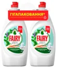 Упаковка засобів для миття посуду Fairy Чайне дерево та м'ята 900 мл х 2 шт (8006530210850)