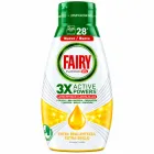 Гель для посудомийної машини Fairy Platinum 3X Active Powers Extra Brillantezza, 504 мл — 28 циклів